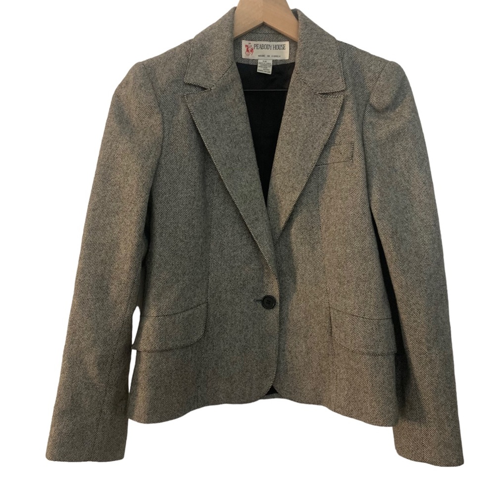 Vintage‎ Peabody House wool blend blazer and skirt set. Size 5-7